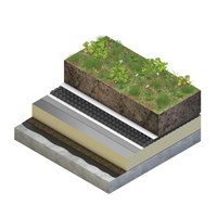 Green Roof Verdico Biodiverse Render