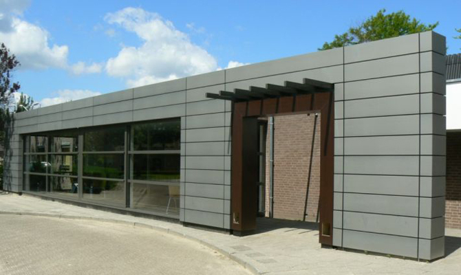 NedZink Zinc used in Facade Cladding