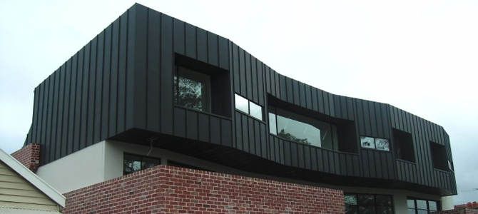 Penthouse clad in NedZink NOIR Zinc Cladding