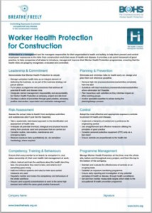 Breathe Freely Worker Health Protection for Construction