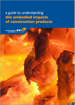 Embodied Impacts of Construction Products  CPA