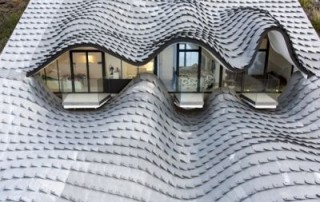 Zinc Shingles Cliff House Spain Salobrena