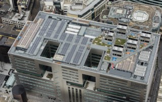 5 Broadgate - the completed roof