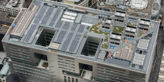 Hot Melt Roofing on 5 Broadgate by Make Architects