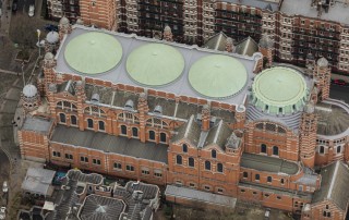 Westminster Cathedral Roof - Aerial View