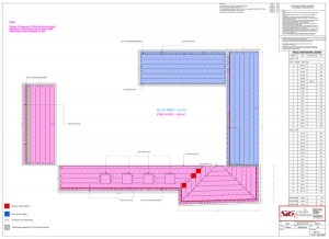 Flat Roof Drainage: An example tapered insulation scheme