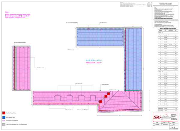 Tapered Insulation Plan