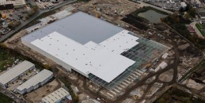Ocado Distribution Centre, Erith. 48,000m2 reroofed in 4 months