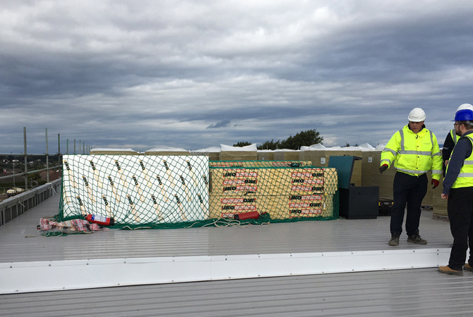 Designing Flat Roofs Inspection and Material Storage