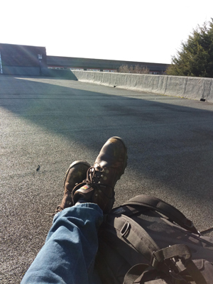 Ian on the roof