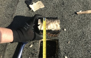 Flat Roof Survey Core Sample