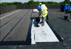 Hot Melt Roofing application