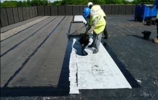 Hot Melt Roofing application