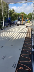 Vacuum Insulated Panel Installation - With Protection