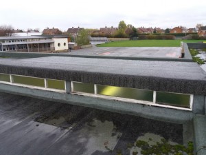 Flat roof clerestory repair