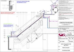 Lucent W1 Denman Street Dormer Side Gutter Section